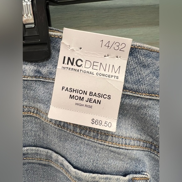 INC High Rise Mom Jeans - Picture 3 of 3